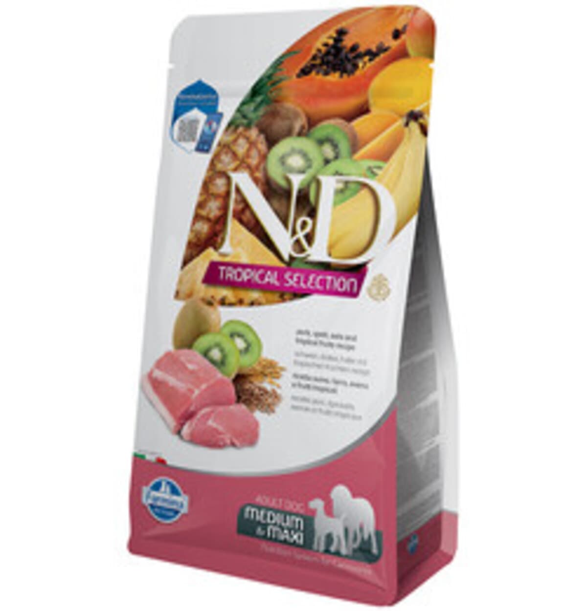 ND Tropical Domuz ve Meyve Orta ve Büyük Irk Köpek Maması 10 Kg