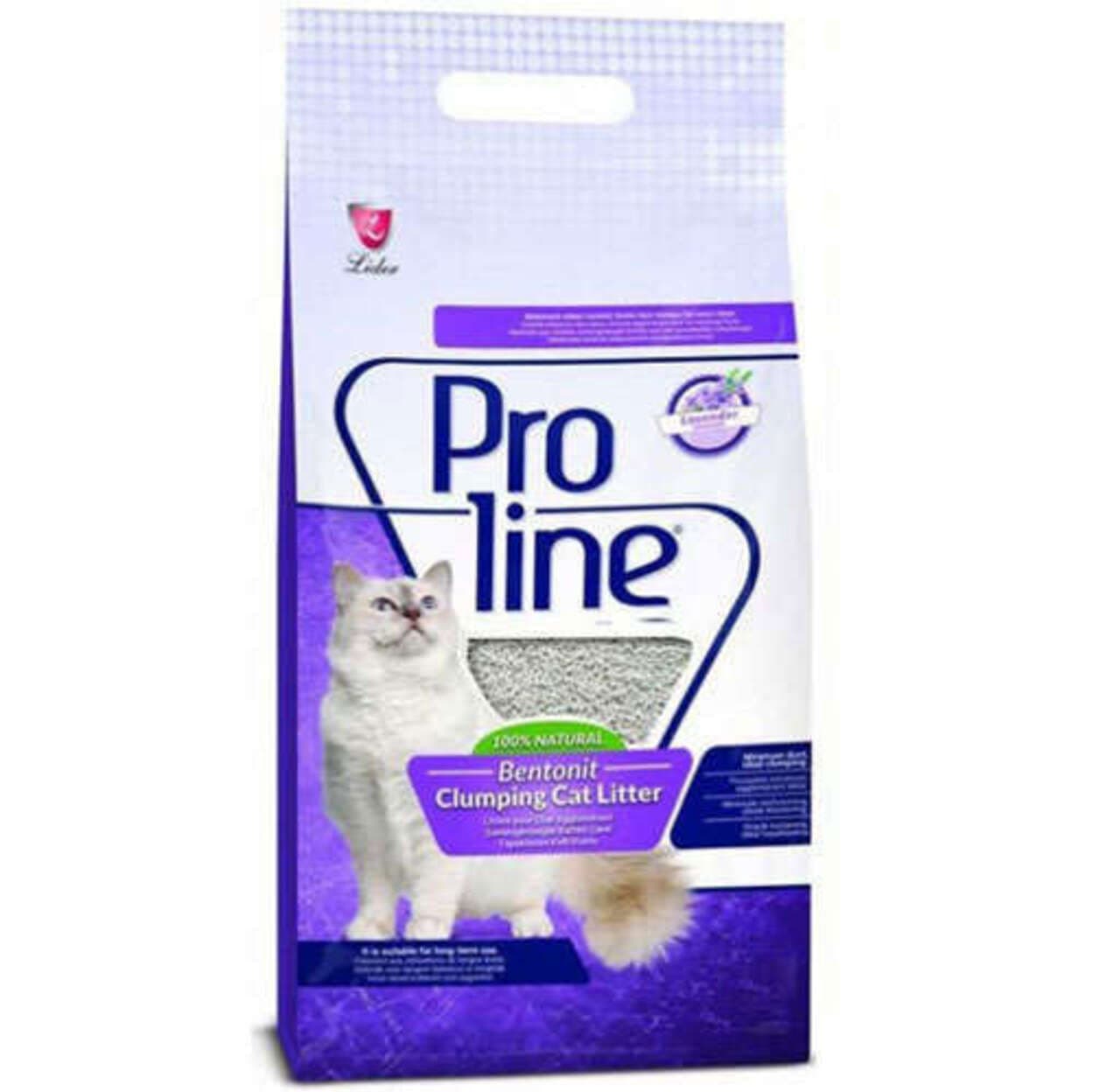 Proline Doğal Topaklanan Lavanta Kokulu Kedi Kumu 5 Lt